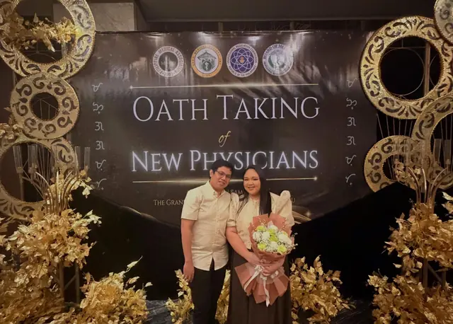 Kristle’s physician oath-taking